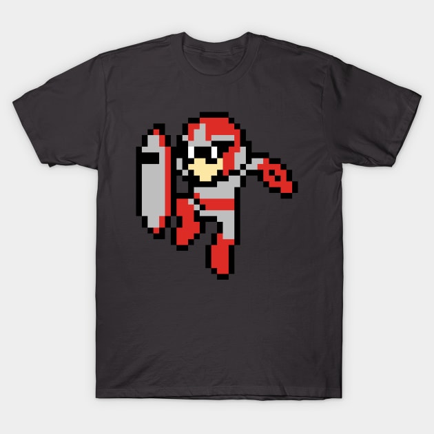 Protoman pixel T-Shirt by Slappers